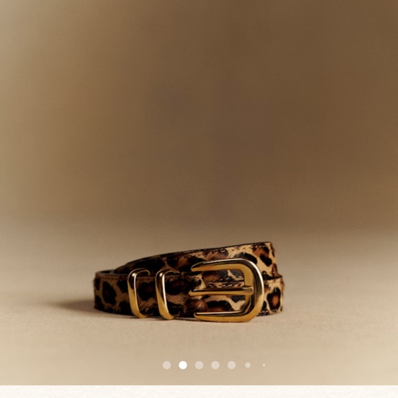 Sezane Livie Belt Leopard - Size 75 centimeters - Picture 2 of 8